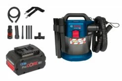 Bosch GAS 18V-10 L Solo Professional Inkl. Zubehör + 1x 8Ah PROCore Akku