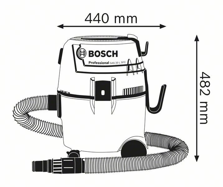 Bosch GAS 20 L SFC Professional 5 Bosch GAS 20 L SFC Professional – Bild 3