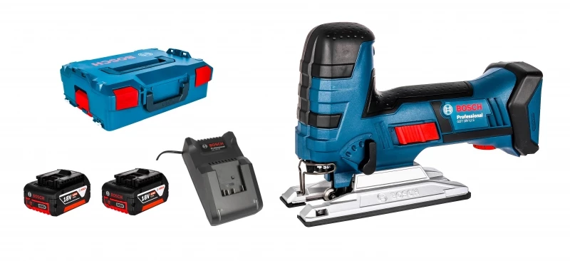 Bosch GST 18V-LI S Professional 2x 4Ah Akku + Ladegerät In L-BOXX 4 Bosch GST 18V-LI S Professional 2x 4Ah Akku + Ladegerät In L-BOXX – Bild 2