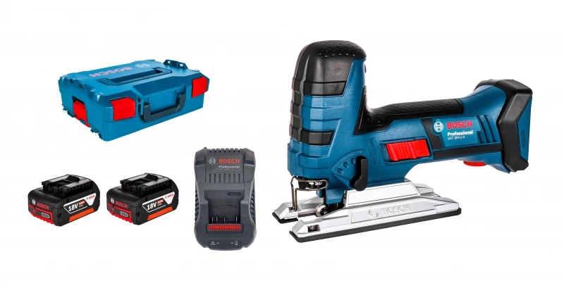 Bosch GST 18V-LI S Professional 2x 5Ah Akku + Ladegerät In L-BOXX 4 Bosch GST 18V-LI S Professional 2x 5Ah Akku + Ladegerät In L-BOXX – Bild 2