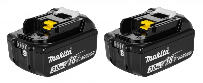 Makita 2x Akku BL1830B 18V 3Ah 3 Makita 2x Akku BL1830B 18V 3Ah