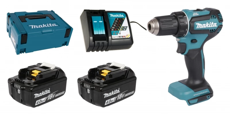 Makita DDF485RMJ 2x 4Ah Akku + Ladegerät Im MAKPAC 4 Makita DDF485RMJ 2x 4Ah Akku + Ladegerät Im MAKPAC – Bild 2