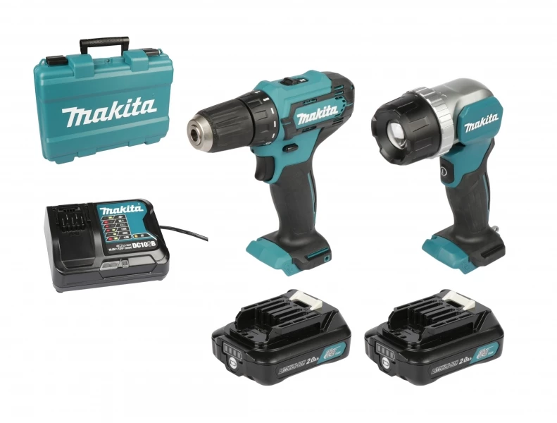 Makita DF333DSAL1 2x 2Ah Akku + Ladegerät + ML106 4 Makita DF333DSAL1 2x 2Ah Akku + Ladegerät + ML106 – Bild 2