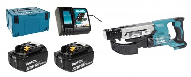 Makita DFR550RMJ 2x 4Ah Akku + Ladegerät 4 Makita DFR550RMJ 2x 4Ah Akku + Ladegerät – Bild 2