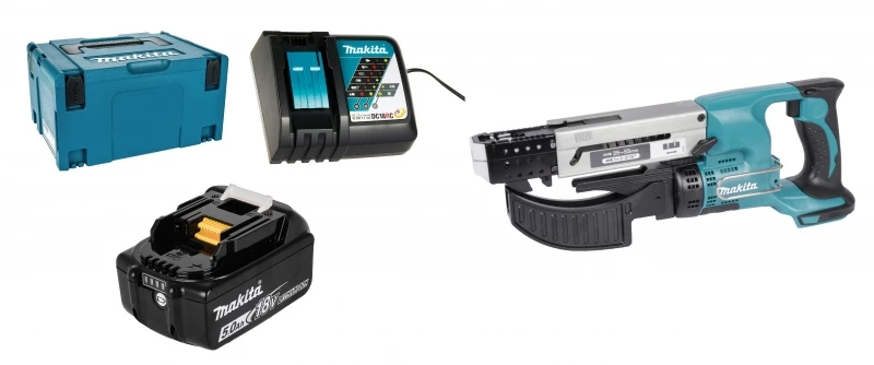 Makita DFR550RT1J 1x 5Ah Akku + Ladegerät 4 Makita DFR550RT1J 1x 5Ah Akku + Ladegerät – Bild 2