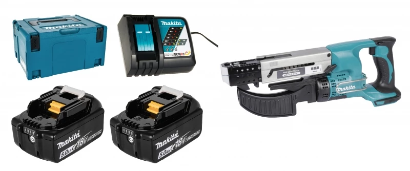 Makita DFR550RTJ 2x 5Ah Akku + Ladegerät Im MAKPAC 4 Makita DFR550RTJ 2x 5Ah Akku + Ladegerät Im MAKPAC – Bild 2