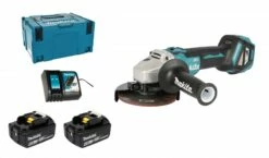 Makita DGA511RGJ 2x 6Ah Akku + Ladegerät