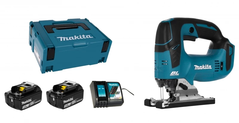 Makita DJV182RFJ 2x 3Ah Akku + Ladegerät 3 Makita DJV182RFJ 2x 3Ah Akku + Ladegerät