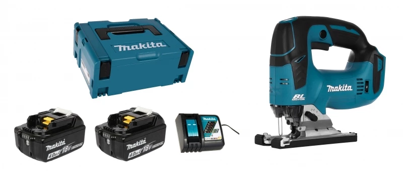 Makita DJV182RMJ 2x 4Ah Akku + Ladegerät 4 Makita DJV182RMJ 2x 4Ah Akku + Ladegerät – Bild 2