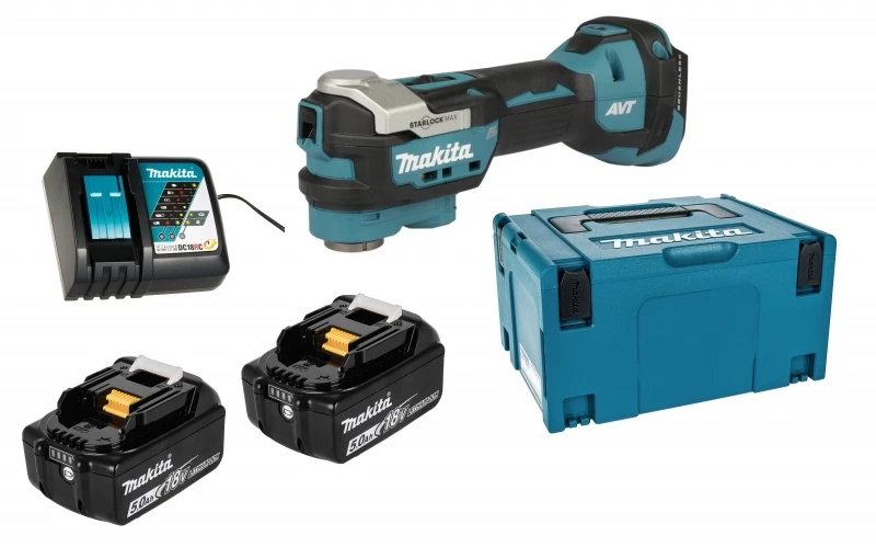 Makita DTM52RTJ 2x 5Ah Akku + Ladegerät Im MAKPAC 3 Makita DTM52RTJ 2x 5Ah Akku + Ladegerät Im MAKPAC
