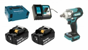 Makita DTW300Z + E-12354 Steckschlüssel-Set KFZ 7 Makita DTW300Z + E-12354 Steckschlüssel-Set KFZ – Bild 5