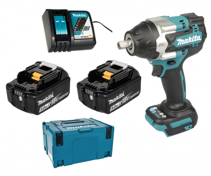 Makita DTW701RTJ 2x 5Ah Akku + Ladegerät 4 Makita DTW701RTJ 2x 5Ah Akku + Ladegerät – Bild 2