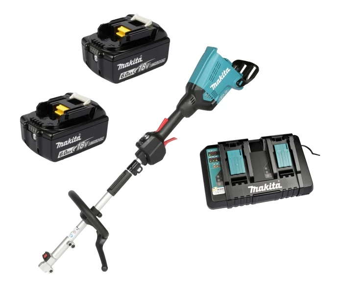 Makita DUX60PG2 2x 6Ah Akku + 2-fach Ladegerät 2 Makita DUX60PG2 2x 6Ah Akku + 2-fach Ladegerät