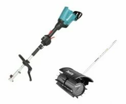 Makita DUX18ZX1 + Heckenscherenaufsatz EN402MP + LE400MP 17 Makita DUX18ZX1 + Heckenscherenaufsatz EN402MP + LE400MP -Makita Verkauf makita dux60zx16 mit sw400mp kehrwalzenaufsatz