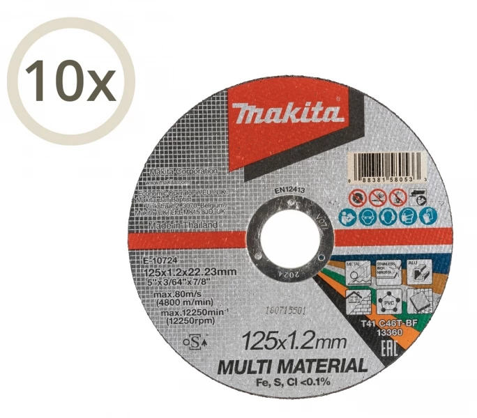 Makita E-10724-10 Trennscheibe 4 Makita E-10724-10 Trennscheibe – Bild 2