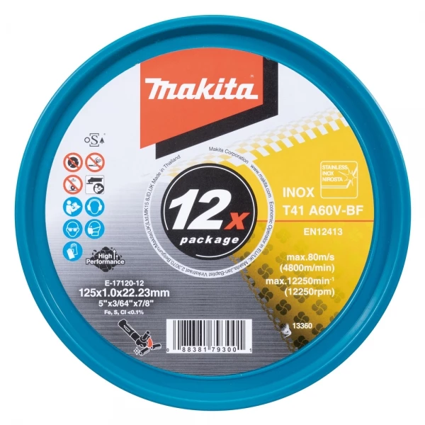 Makita E-17120-12 Trennscheiben INOX 5 Makita E-17120-12 Trennscheiben INOX – Bild 3