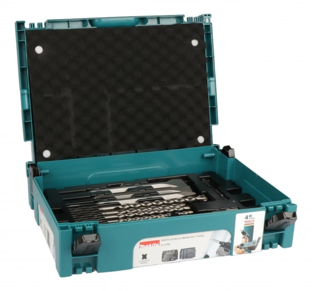 Makita HR2470 + E-17790 SDS-plus Bohrer + Meißelset 17-tlg. 9 Makita HR2470 + E-17790 SDS-plus Bohrer + Meißelset 17-tlg. – Bild 7